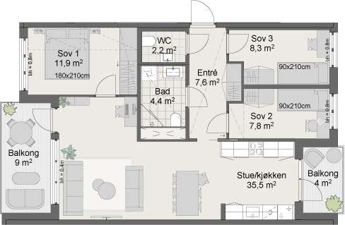 Plantegning 1